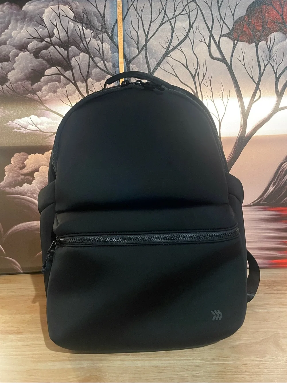 Faux Neoprene Backpack - All In Motion, Black